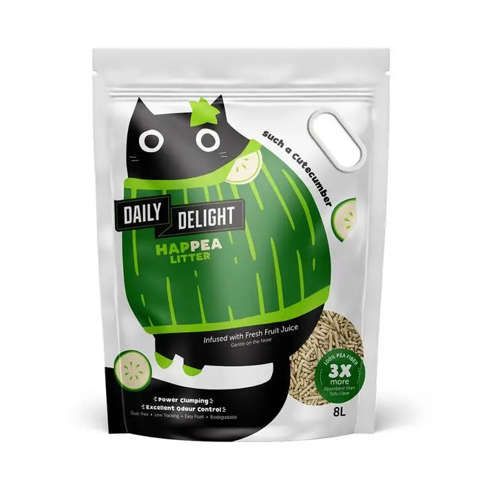 Daily Delight 新加坡製- 豌豆豆腐砂8L -青瓜味 (無色素及香料,全天然果汁)